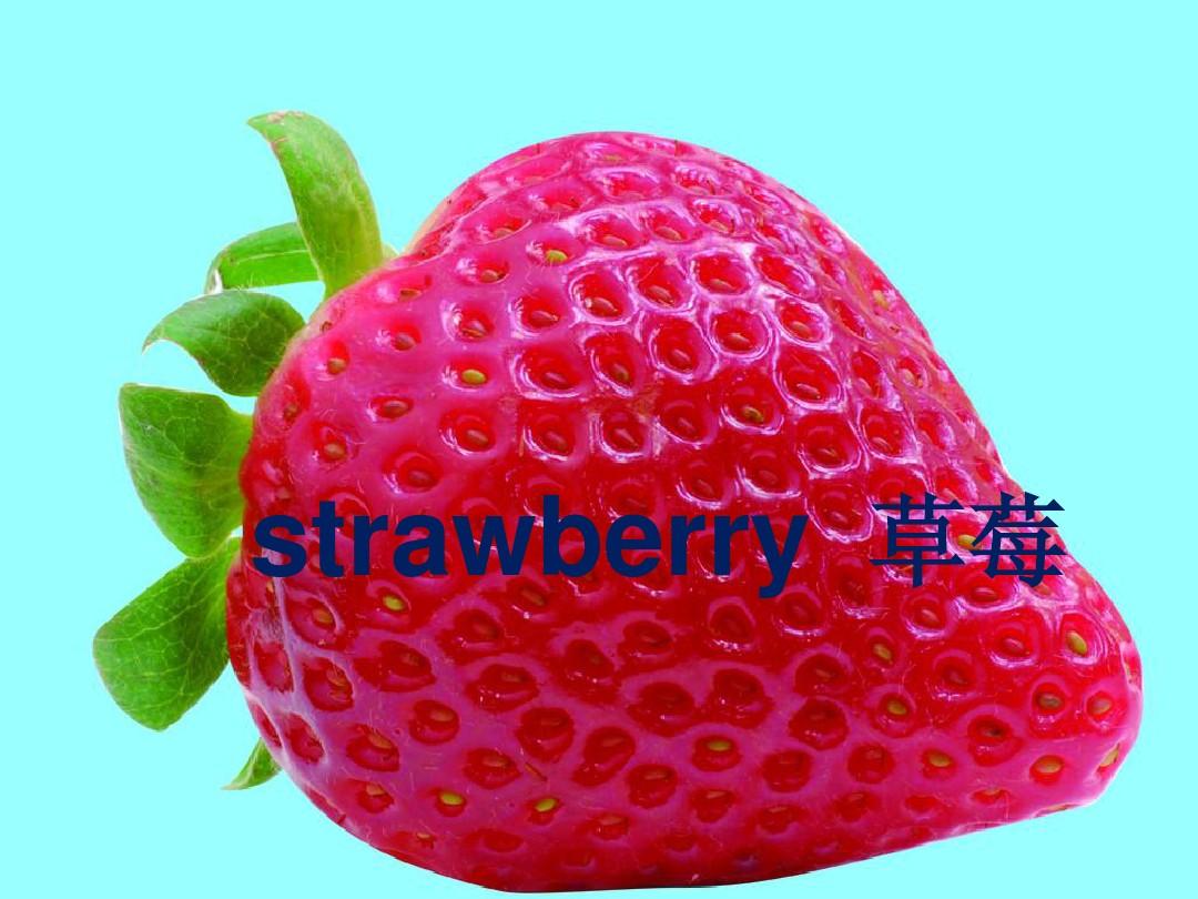各种水果的英语名称PPT